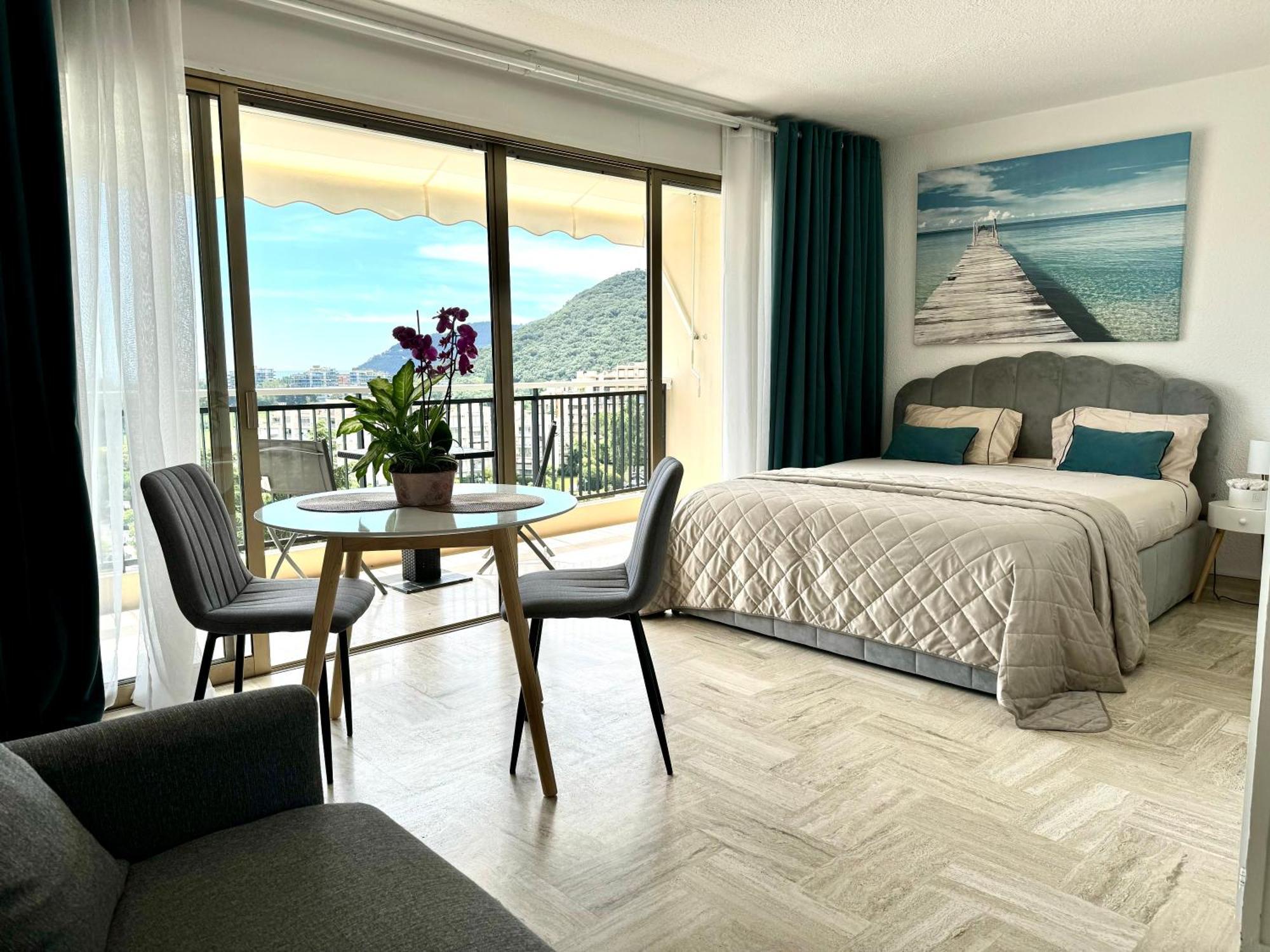 My Resid Appart Cannes Marina Vue Mer Mandelieu Dış mekan fotoğraf